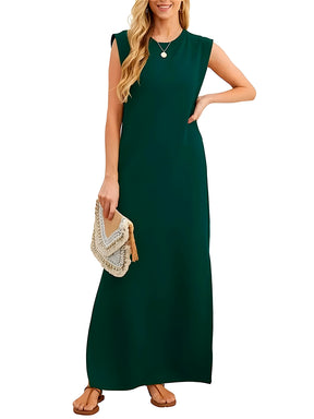 Vestido Elsa - Sem Mangas Leve e Soltinho