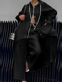 Conjunto Merie | Comprido de Linho Manga Comprida - Leve e Solto Verão