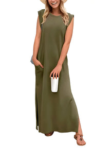 Vestido Elsa - Sem Mangas Leve e Soltinho