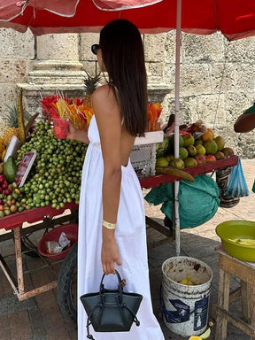 Vestido Flaviia - Decote em V Costas Livre